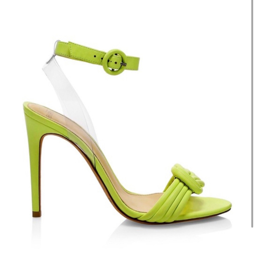 Alexandre Birman VickyKnotted Vinyl&Leather Sandal